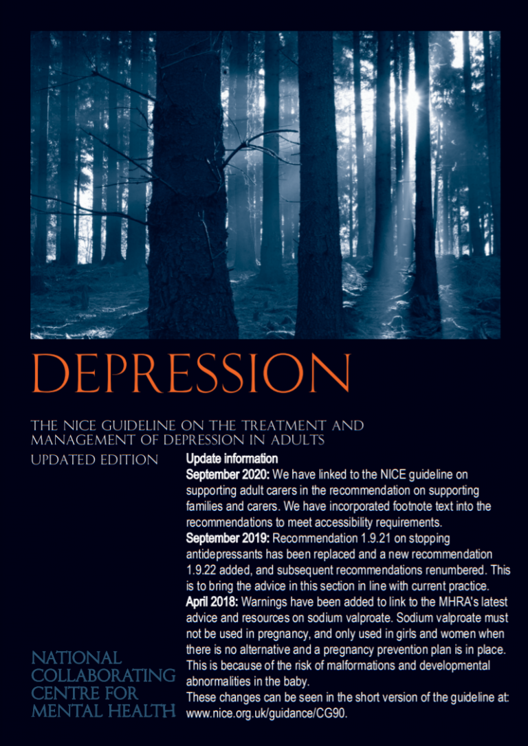 quantitative research title about depression