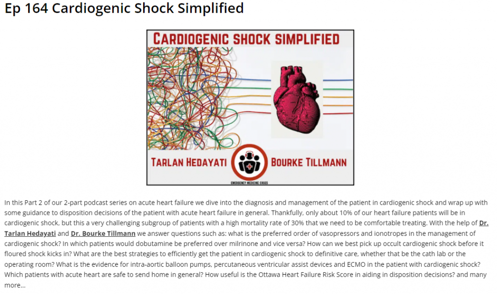 Shock Simlifed All that follows is from the above resource.